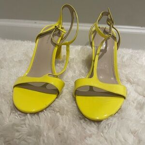 Neon Yellow Marc Fisher Heels